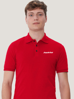 Herren Polo Cotton-Tec Rot